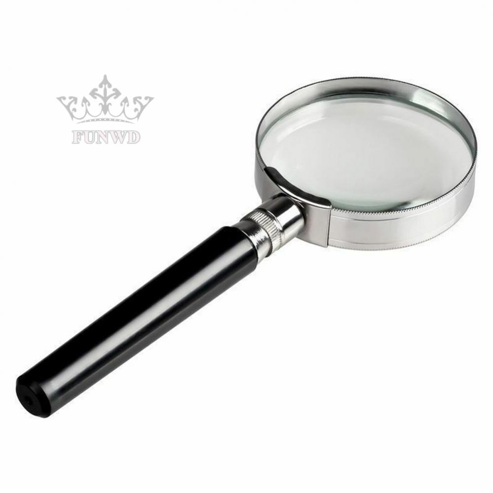 【FUNWD】Magnifier Magnifying 10X 2inch Compact Handheld Lightweight Magnification