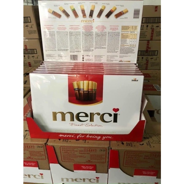 Sô cô la Merci thanh trọng lượng 250g