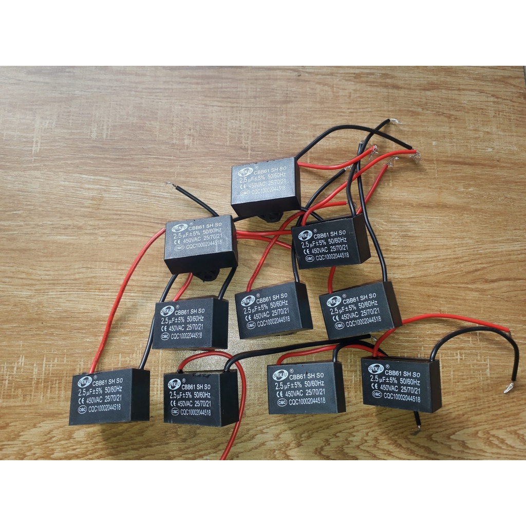 Tụ Quạt 2.5uF 400VAC