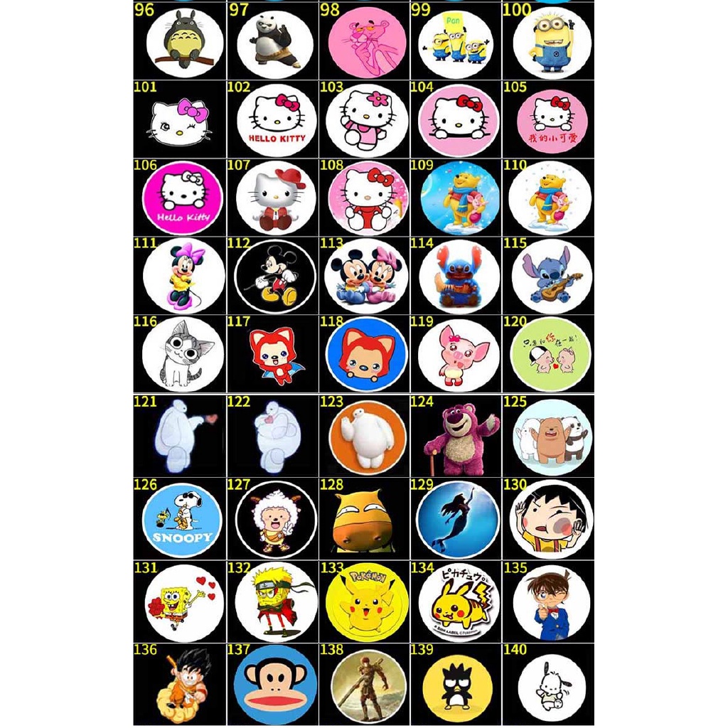 1 Đèn LED Không Dây Hình Hello Kitty Gắn Cửa Xe Hơi