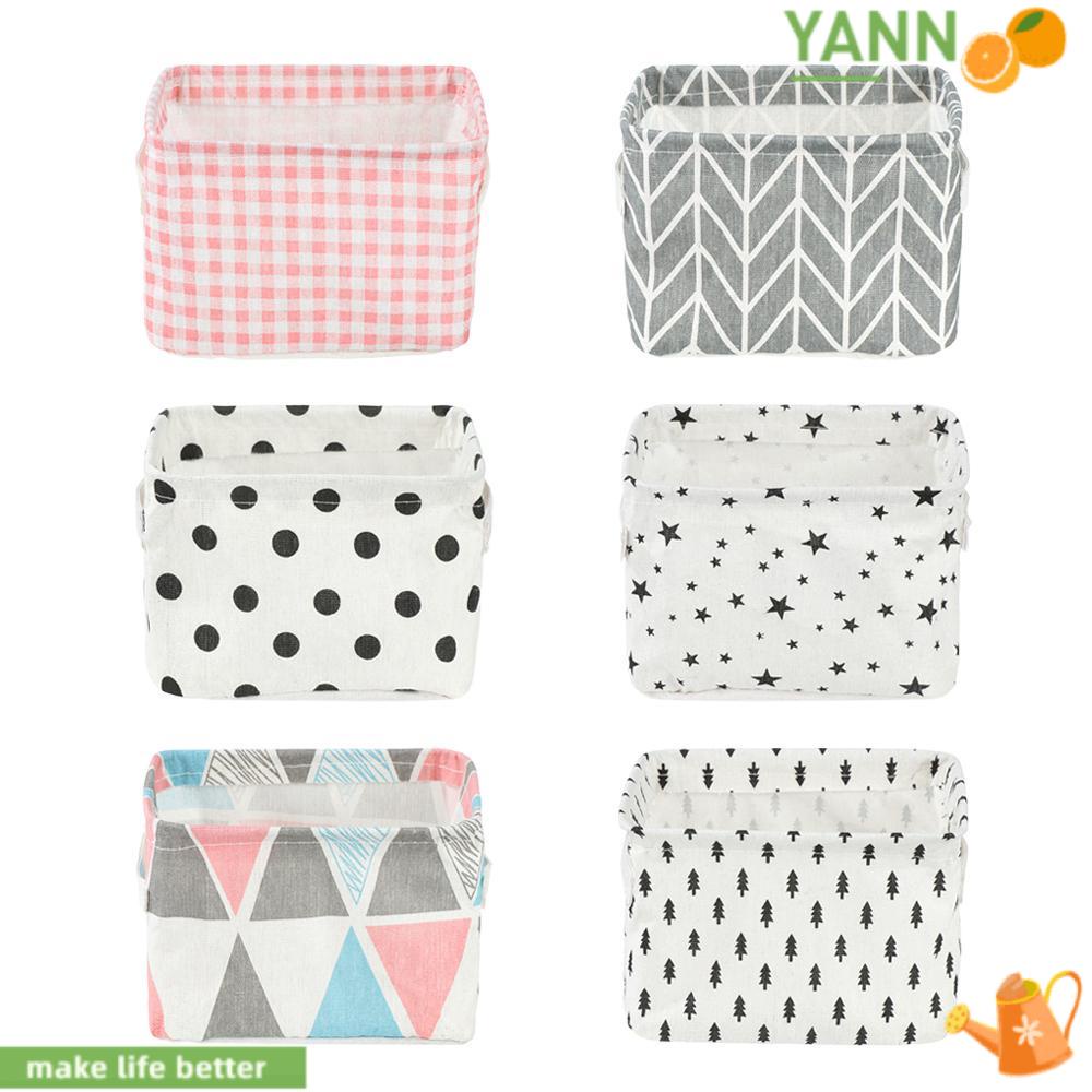 Giỏ Đựng Đồ Dùng Bằng Cotton Lanh Có Thể Gấp Gọn Tiện Dụng 1 #