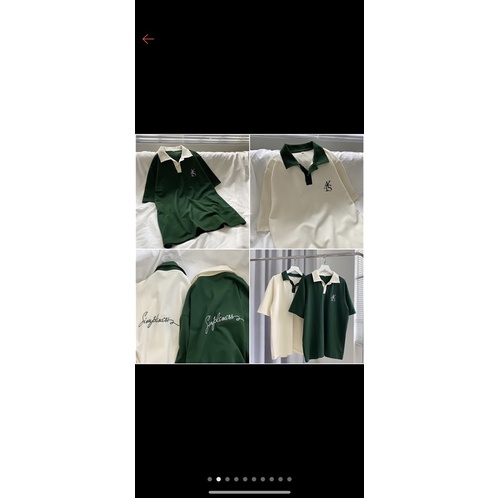 Áo polo NIS in 2 mặt TH6