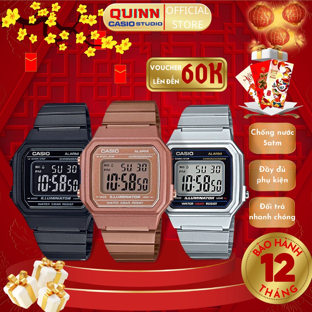 ĐỒNG HỒ CA SIO B650 NAM NỮ 3 MÀU CHÍNH HÃNG