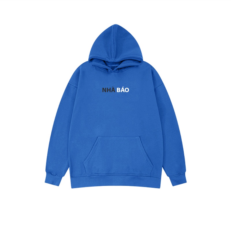 Áo hoodie ULZZANG unisex chất liệu nỉ cao cấp freesize in hình nhà báo