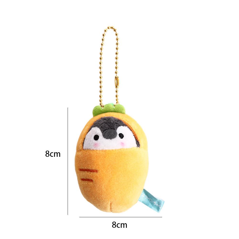 HARRIETT Móc Khóa Hình Khủng Long / Chim Cánh Cụt / Cây Kem Nhồi Bông Đáng Yêu Giá Đỡ