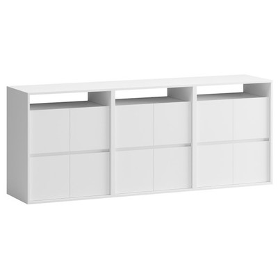 DECI, Tủ đựng đồ, tủ lưu trữ DRA_305, 210x48x84cm, tủ gỗ Scandi Home