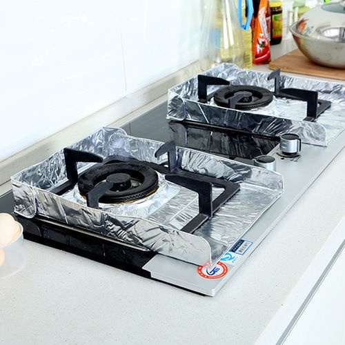 Kitchen Gas Stove Anti-Oil Mat Thick and High Temperature Resistant Anti-Fouling Pad Gas Stove Prote