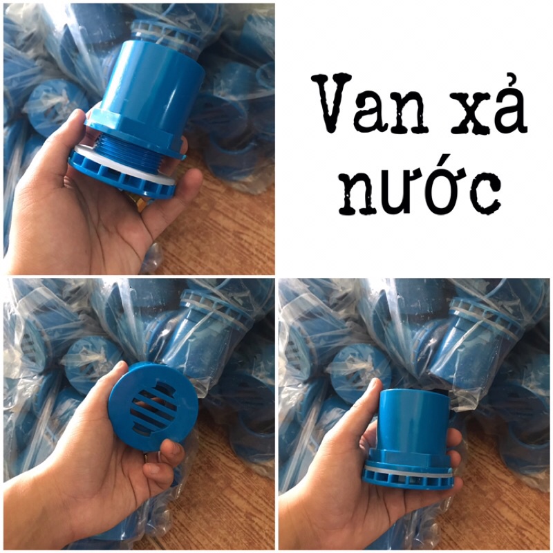 Van xả cho bể hàng sịn có trống thoát vật nuôi