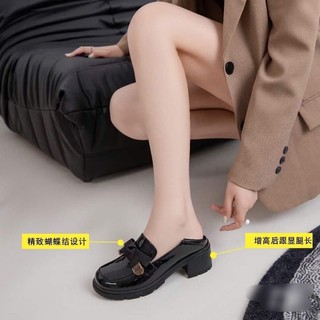 giày đốc,moca,mọi nơ miu bóng gót 5cm