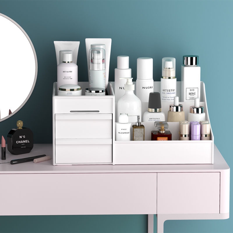 Storage Box Drawer Desktop Dresser Mask Lipstick Jewelry Organize the Shelves/Cosmetic Storage Box /