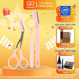 Bộ dao cạo chân mày nhíp và kéo nee cara eyebrow shaping set n209