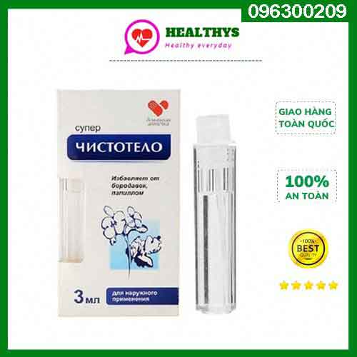 ( Hàng Chính Hãng ) 𝐓𝐡𝐮𝐨̂́𝐜 tẩy nốt ruồi Nga, Gel Dvelinil tẩy nốt ruồi, mụn cóc, mụn thịt
