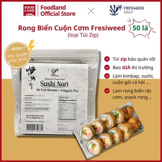 Rong Biển Cuộn Cơm Fresiweed (B) 50 lá - kimbap, cơm trộn hàn quốc - Foodland
