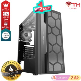 Vỏ Case SAMA 2688 sẵn 3 fan RGB hỗ trợ main EATX , ATX ( Mid Tower/Màu Đen)