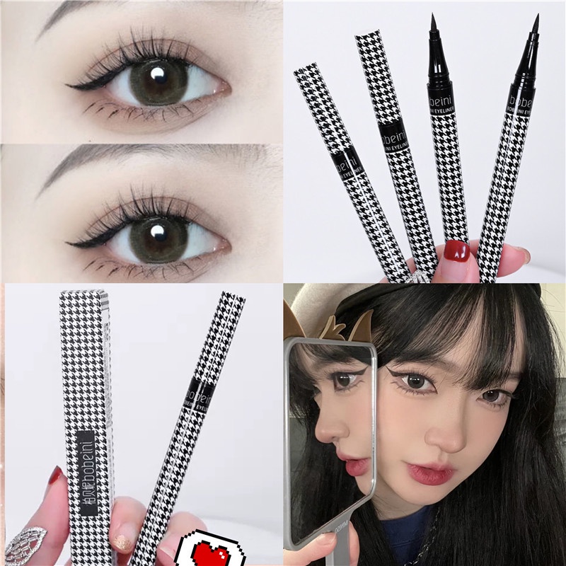 Bút Kẻ Mắt Dạng Lỏng Ngòi Mảnh Chống Nước Chống Mồ Hôi Không Dễ Phai Màu - Thỏ Beauty