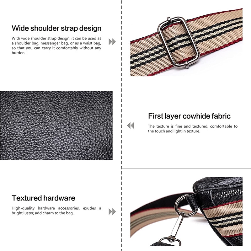 Túi Da Đeo Hông Hình Quả Chuối Phong Cách Vintage Thời Trang Cho Nữ jp5