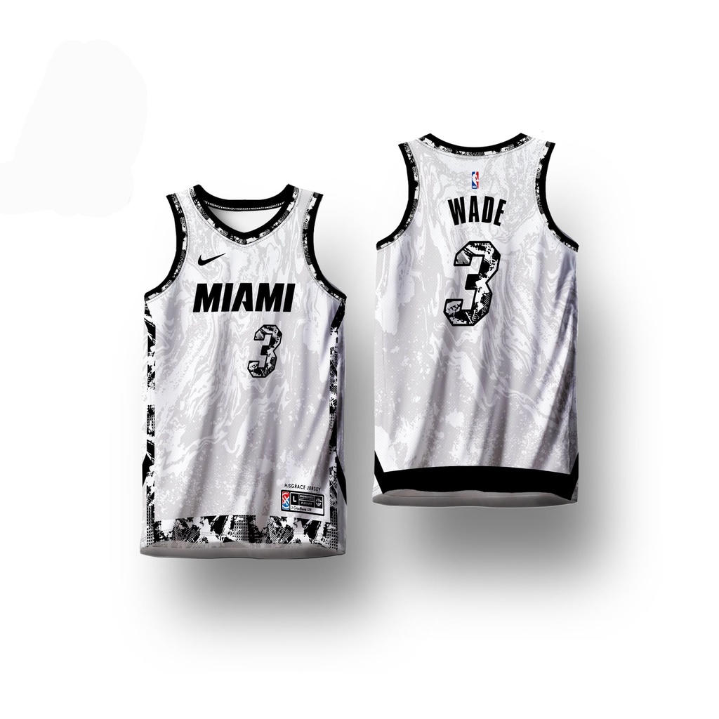 Miami HEAT WADE Trắng Đen X HG Khái Niệm
