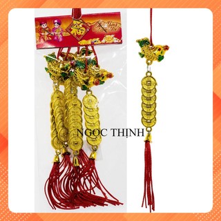 ĐỒ TREO TẾT CÁ NHỎ DÂY TIỀN CHIẾC 1 BỊCH 5 DÂY