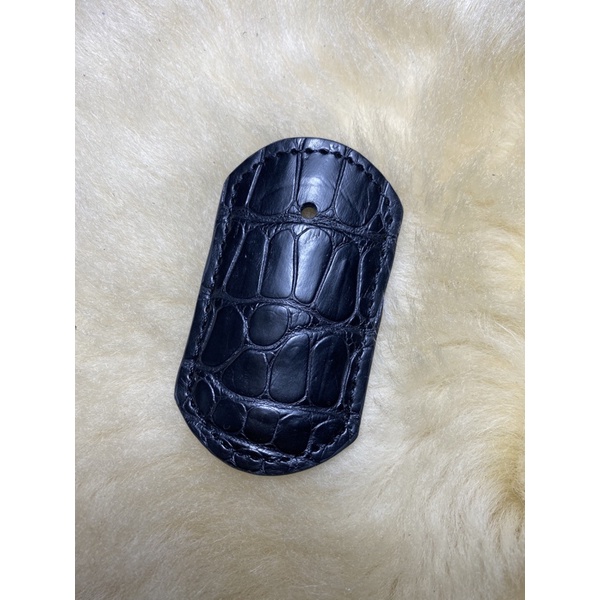 Đón gót giầy da cá sấu mini 3,8 cm x 6,5 cm