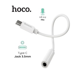 Bộ chuyển đổi hoco ls30 đầu âm thanh type-c ra 3.5mm hỗ trợ mic