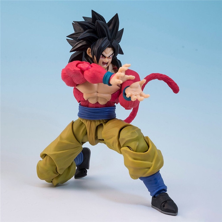 Mô Hình Nhân Vật Super Saiyan 4 Son Goku YB2 Có Khớp Cử Động Trang Trí Nội Thất BY2