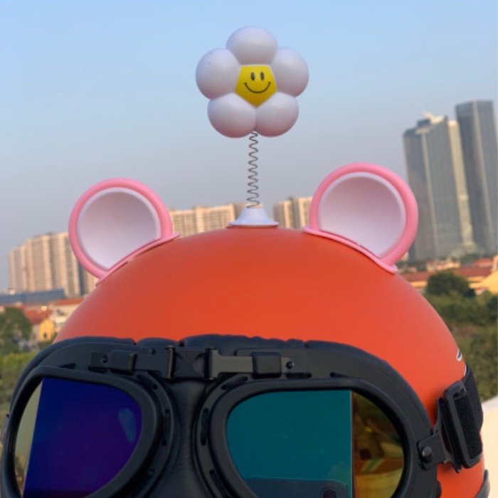 Tai chuột gắn mũ bảo hiểm NAPOLI nhiều màu dễ thương