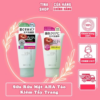 Sữa rửa mặt aha tina japan mart - sữa rửa mặt aha táo kiêm tẩy trang giúp làn da mịn màng