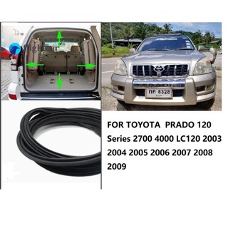 Dải cao su dán cốp sau xe hơi toyota prado 120 series 2700 4000 lc120 2003 2004 2005 2006 2007 2008 2009