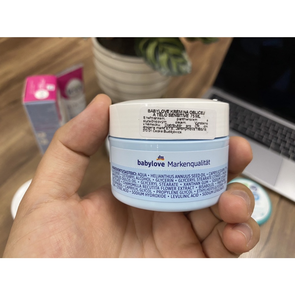 Kem Babylove DM Gesicht & Korper Pflegecreme sensitive 75ML