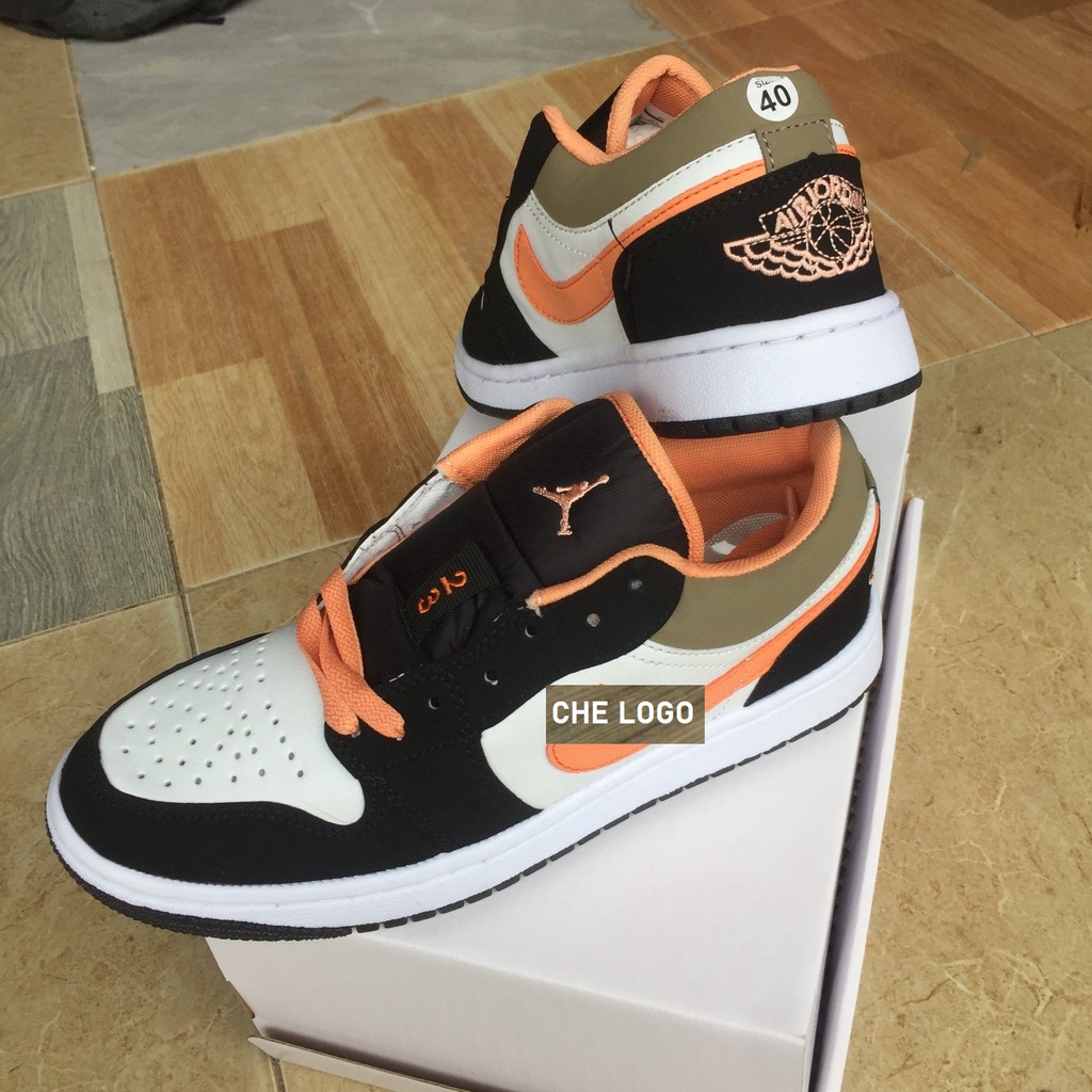 Giày Sneaker JD-1 Cam Đào Cổ Thấp SC Full Box