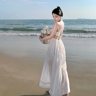 Đầm Dây Đi Biển Thời Trang Cá Tính
