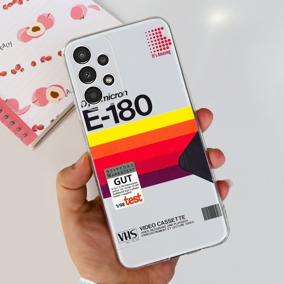 Ốp Điện Thoại TPU Silicone Dẻo Trong Suốt Hình Hoạt Hình Cho Samsung Galaxy A13 A23 A33 A53 A73 5G A 13 4G SM-A135F