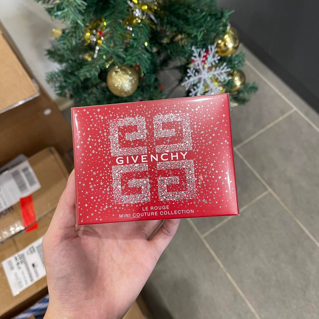 Set 4 son mini Givenchy Mini Le Rouge Couture Lipstick Set