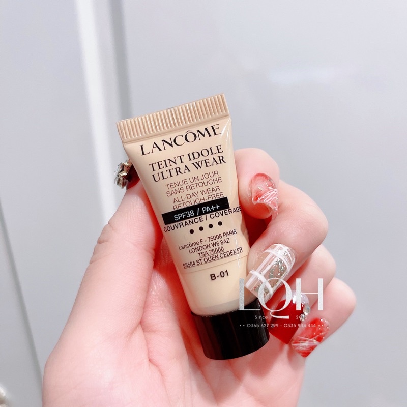 Kem nền Lancome Teint Idole Ultra Wear SPF38/PA+++ minisize 5ml