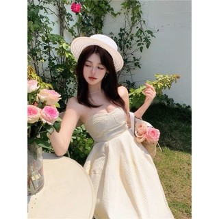 [ ORDER ] Váy trắng trễ vai Quảng Châu