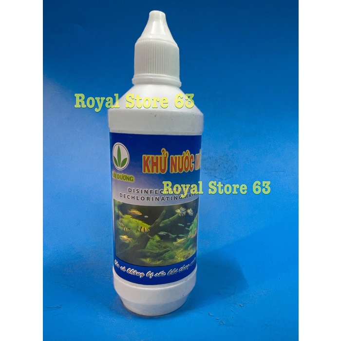 Hải Dương dung dịch khử nước mới Clo cho bể cá mới (90ml)