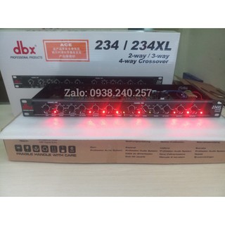 Phân tần crossover dbx 234xl màu đen , dbx 234xs màu bạc cắt sub cực hay stereo 2 way, 3 way, 4 way