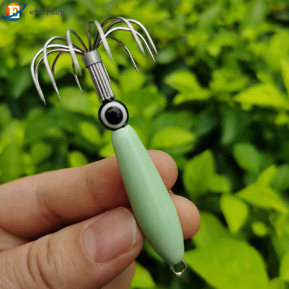 Mồi Giả Câu Cá Hình Mực Phát Quang