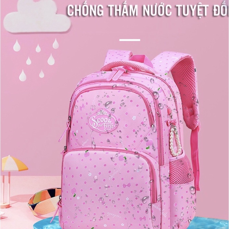 (Hàng mới về) BALO chống thấm nước SCOOL thời trang, cá tính, siêu nhẹ, có phản quang ban đêm