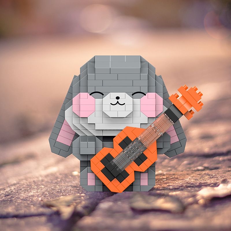 Khối Đồ Chơi Lắp Ráp Ma Thuật Hình Chú Thỏ Hoạt Hình Dễ Thương Kích Thước mini Cho Bé