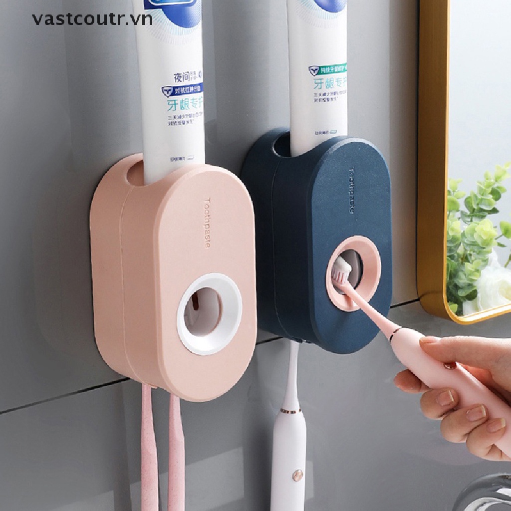 Dụng Cụ Lấy Kem Đánh Răng Tự Động Gắn Tường Tiện Lợi