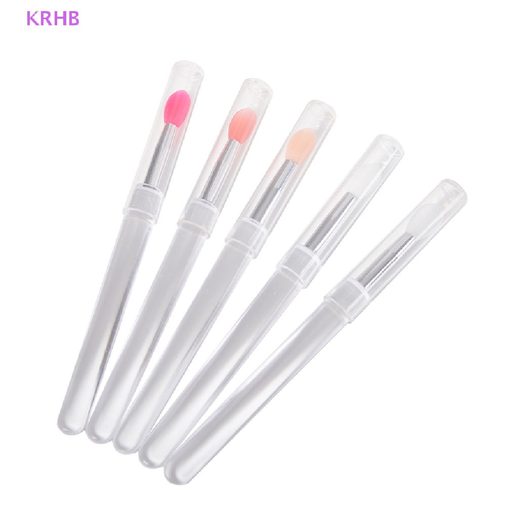 Set 2 Cọ Tô Son Môi Bằng Silicone Tiện Dụng Chất Lượng Cao Mới