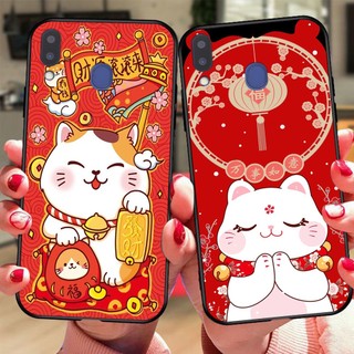 Ốp lưng Samsung m20 / ss m30 in hình mèo thần tài may mắn