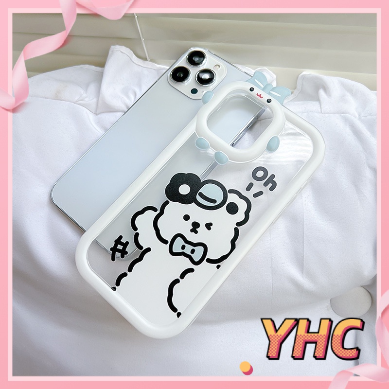 Ốp lưng iphone Các đường nét dễ thương của mô hình gấu con iPhone 6 / 6S / 6splus / se / 7 / 7plus / 8 / 8plus / X / xs / xsmax / 11 / 12 / 13 / 14 / Plus / pro / pro max-6007