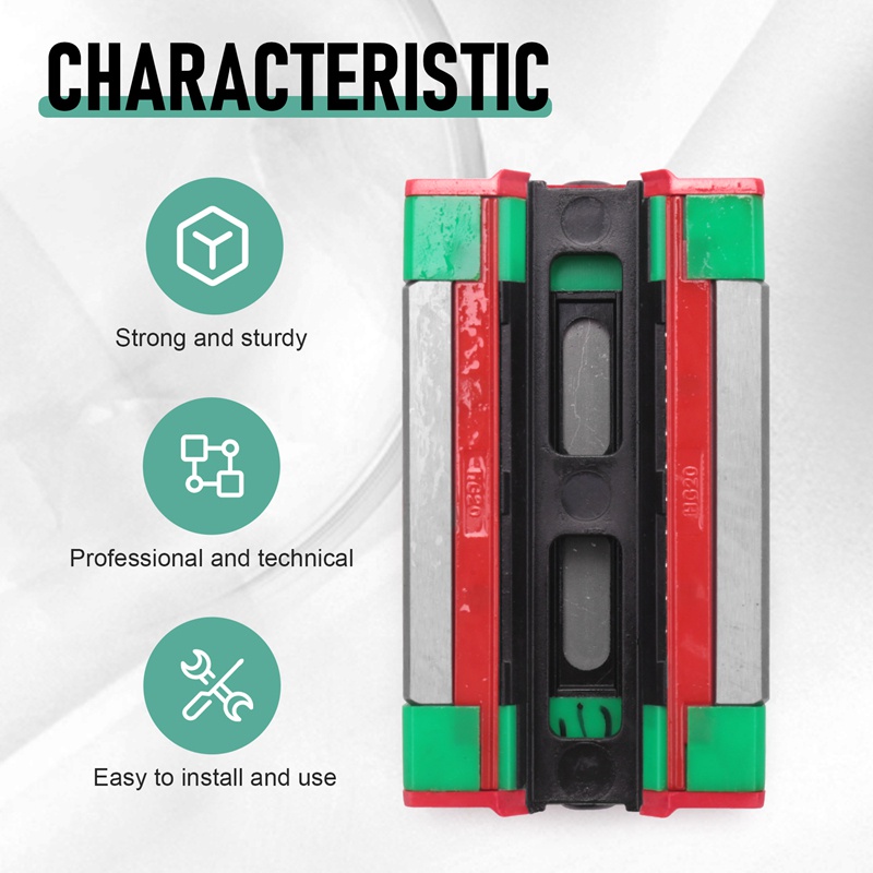 Khối Trượt Tuyến Tính Bằng Thép Hgg20Ca 20Mm Cho Máy CNC