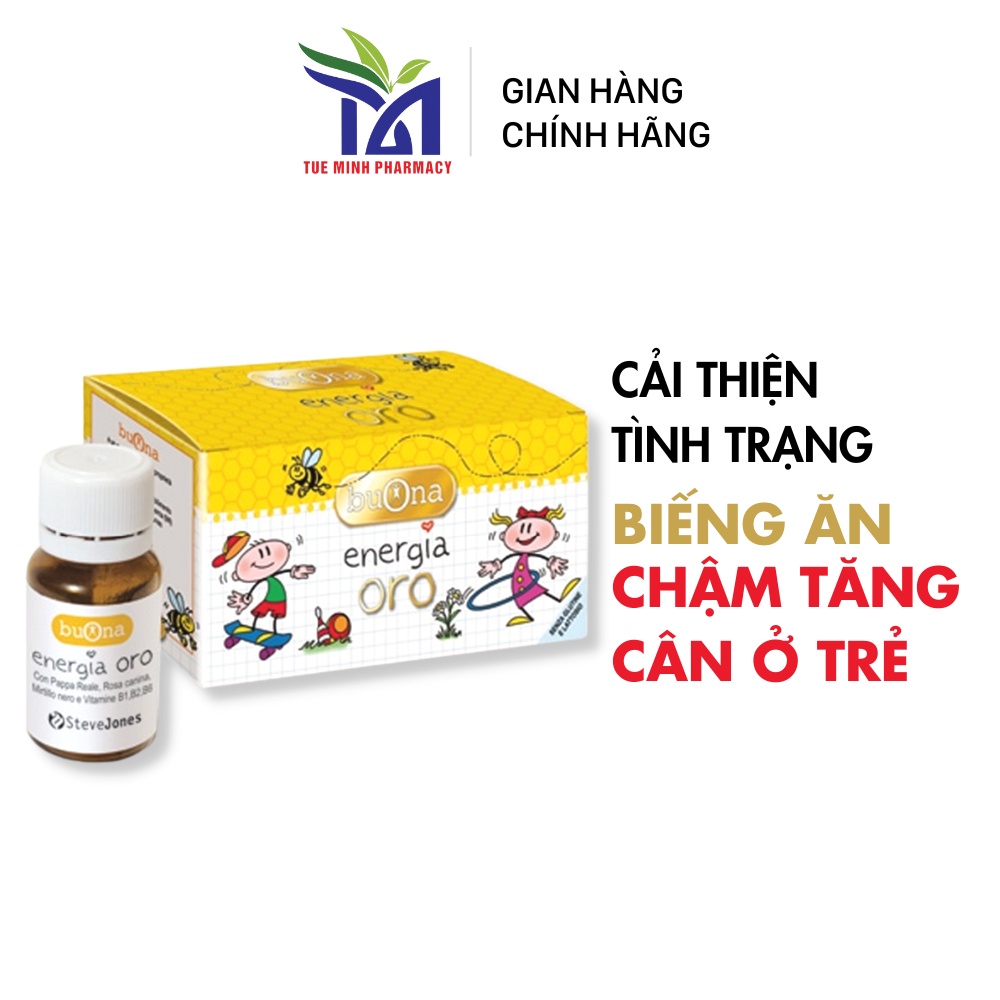 [TPCN Chính hãng] Siro Kích Thích Bé Ăn Ngon Miệng BUONA ENERGIA ORO, Tăng Chuyển Hóa Tự Nhiên, Cải Thiện Biếng Ăn ở Trẻ