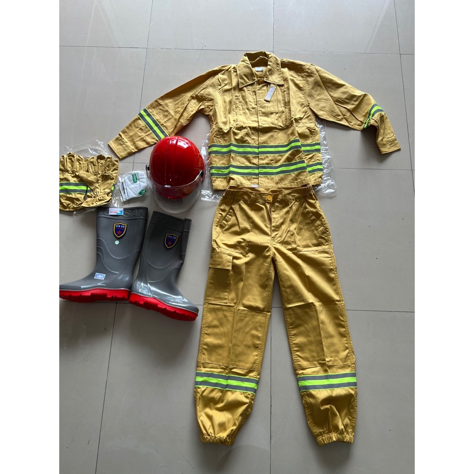 BỘ TRANG PHỤC CHỮA CHÁY TT48 COMBO 5 MÓN