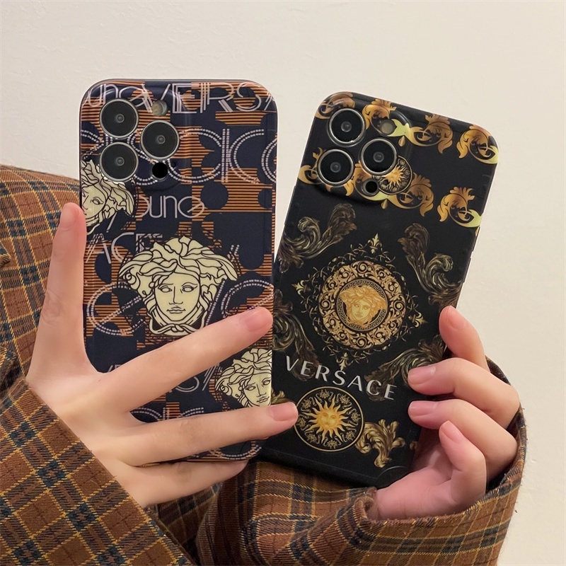 Ốp Điện Thoại TPU Mềm Chống Sốc In Logo Vers Sang Trọng Chất Lượng Cao Cho iPhone 11 12 13 14 Pro Max 14 Plus