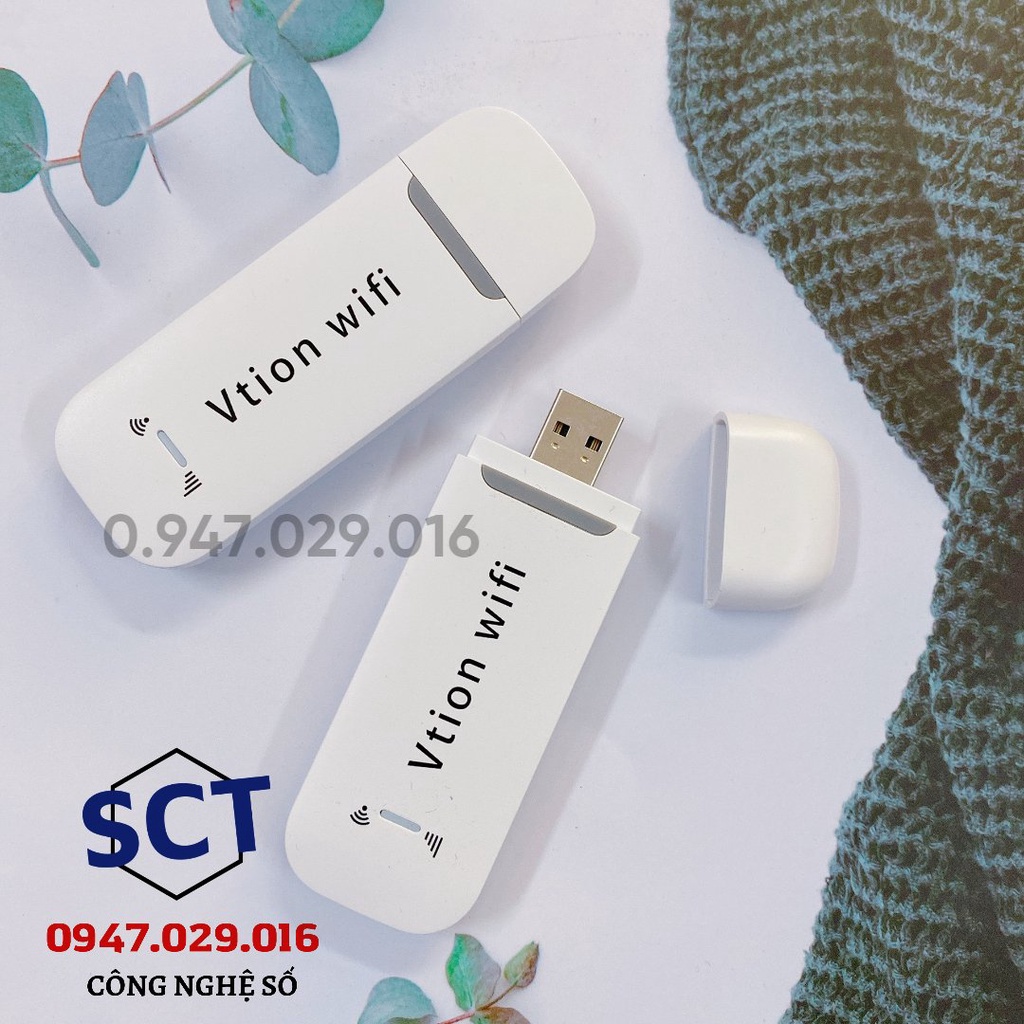 Dcom USB 3G 4G Wifi VTION Tích Hợp Phát Wifi Tốc Độ Cao, Đa Mạng, Sóng Khỏe, Giá Siêu Rẻ