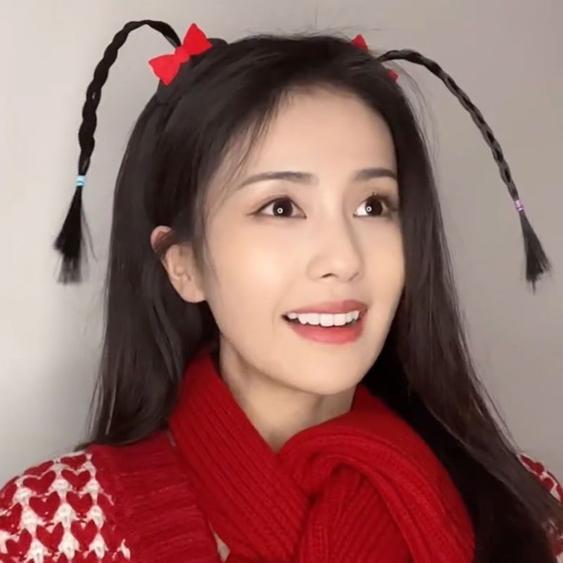 [Magpie] Băng Đô Cài Tóc Giả Kiểu Hoạt Hình Dễ Thương Vui Nhộn net red Neo live broadcast